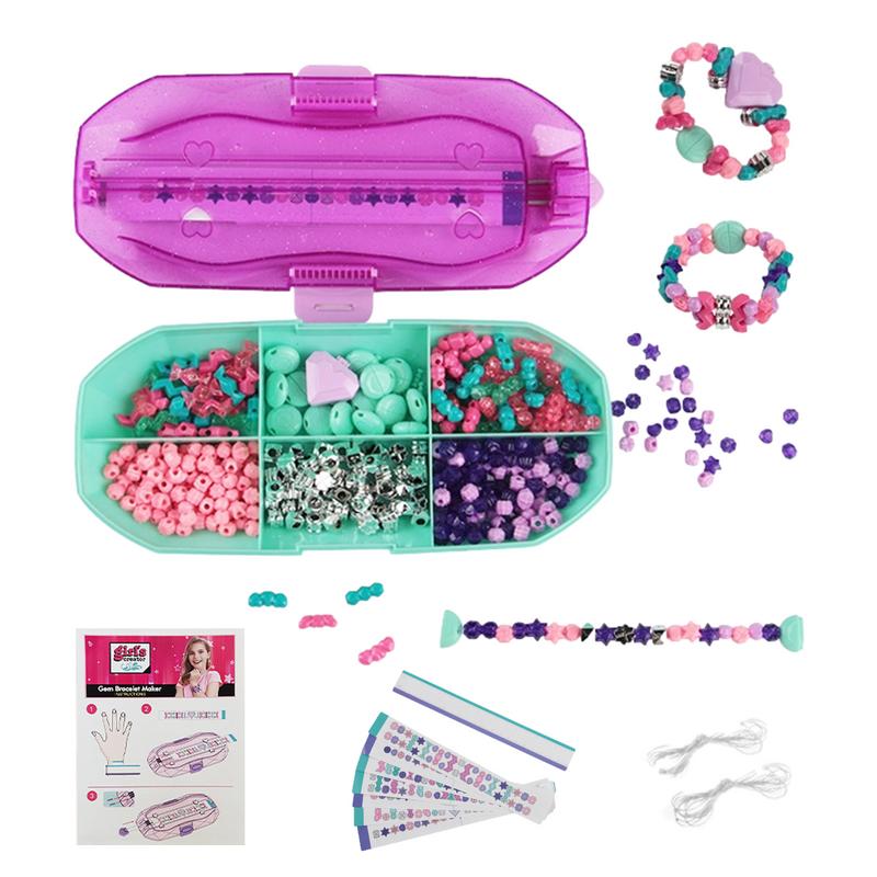 Jewelry Making For Teens - Armbandherstellungsset, Edelstein-Armbandhersteller, Freundschaftsperlen, Schmucksets mit Anhänger