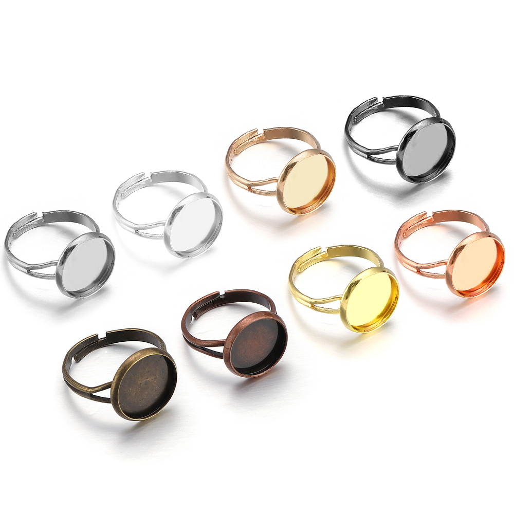 Ring Blank Adjustable - 10 Stück/Set Verstellbare Blanko-Ringbasen Passend für