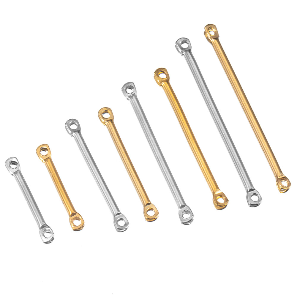 Jewelry Making Yarn - 20 Stück 15–30 mm Edelstahl-Flachkopfverbinder für