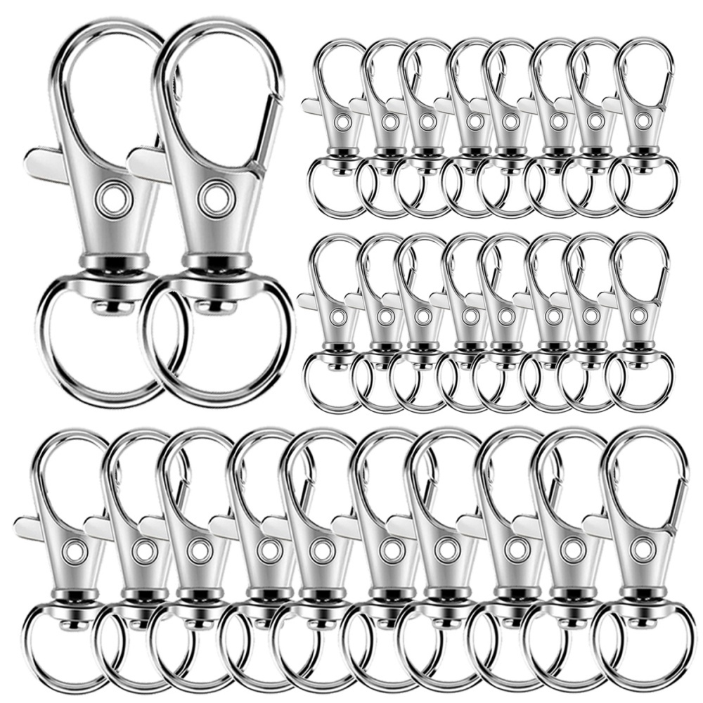 25-200 Stück Metall-Drehkarabi – Jewelry Making Hoops Bewertung und Preis