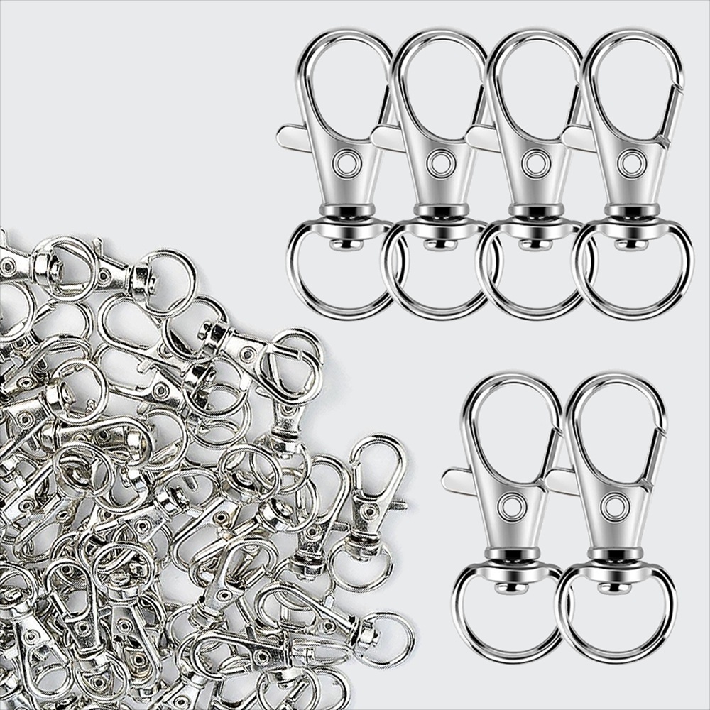 25-200 Stück Metall-Drehkarabi – Jewelry Making Hoops Bewertung und Preis
