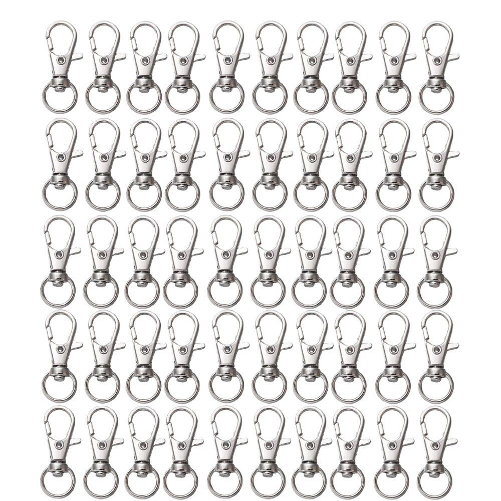 25-200 Stück Metall-Drehkarabi – Jewelry Making Hoops Bewertung und Preis