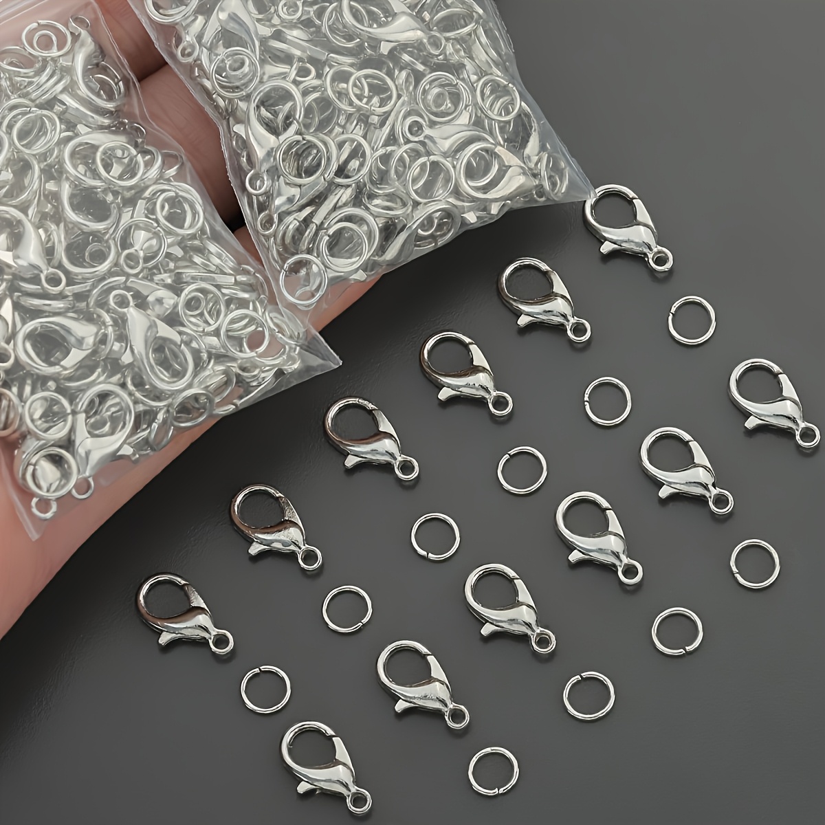 1/2/300 Stück Karabinerverschl – Jewelry Making Hoops Bewertung und Preis