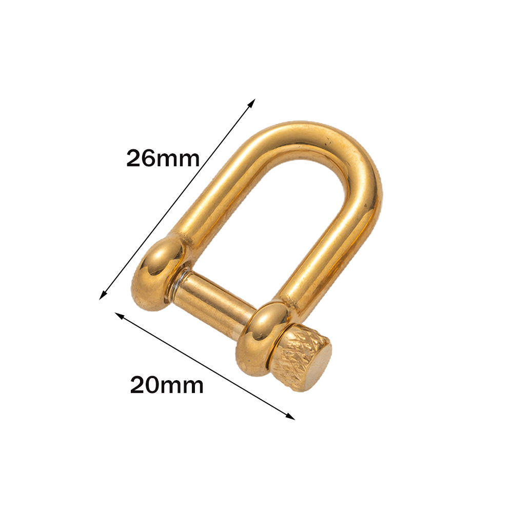 1 Stück 304 Edelstahl D-Ring A – Jewelry Making Hoops Bewertung und Preis