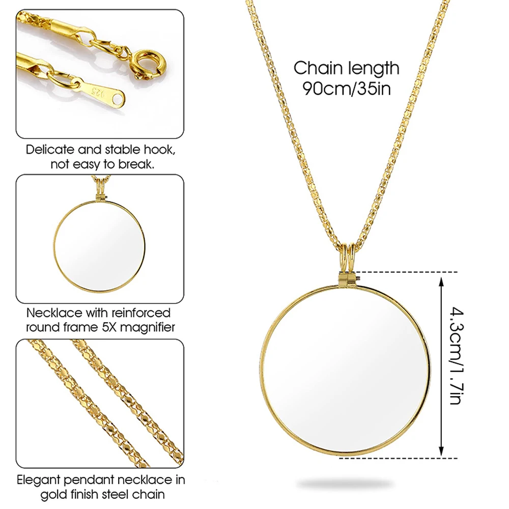 Halskettenlupe, tragbares Mono – Jewelry Making Magazines Bewertung und Preis