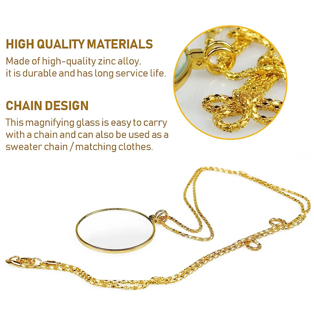Halskettenlupe, tragbares Mono – Jewelry Making Magazines Bewertung und Preis