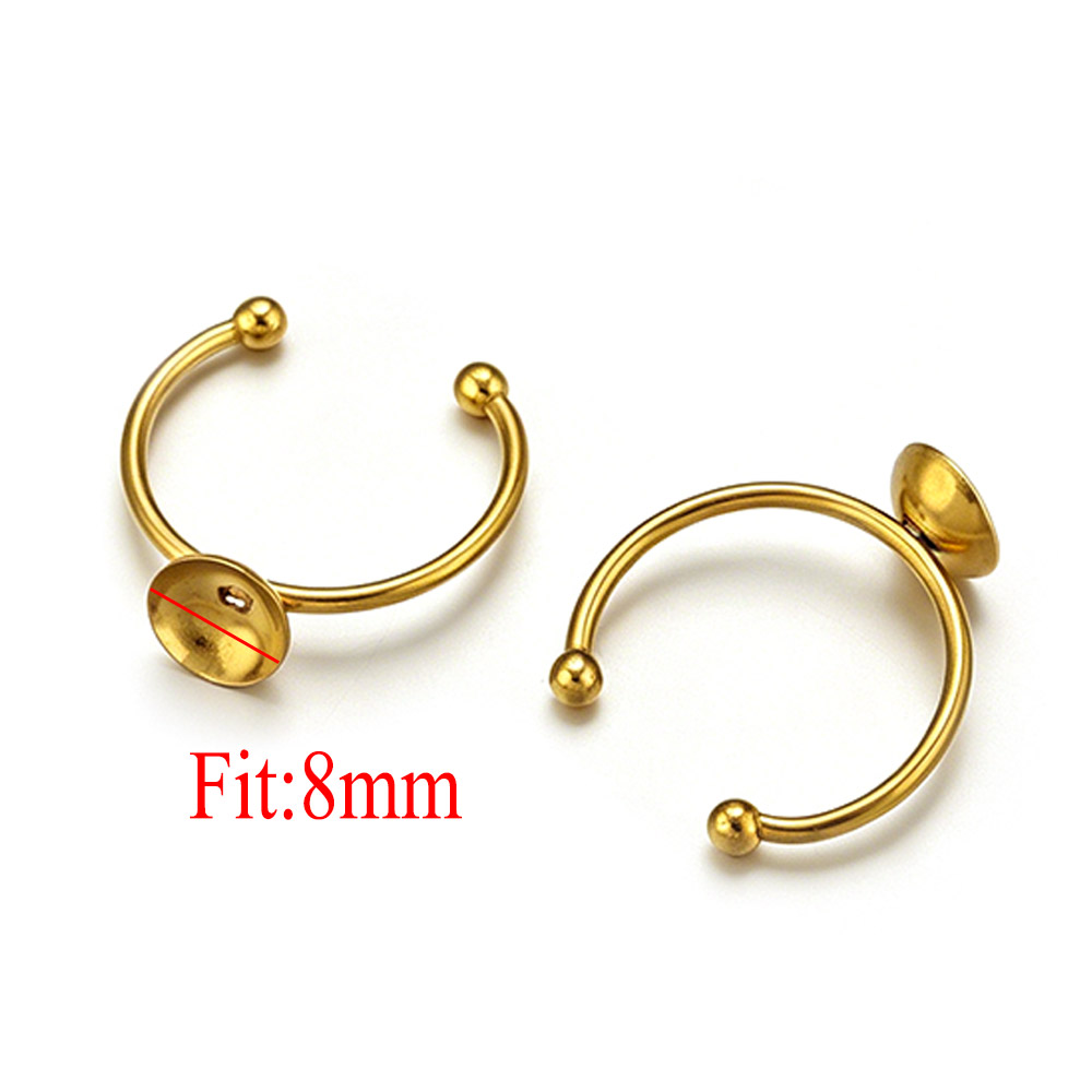 10 Stück Edelstahl Runde Verst – Ring Blank Adjustable Bewertung und Preis