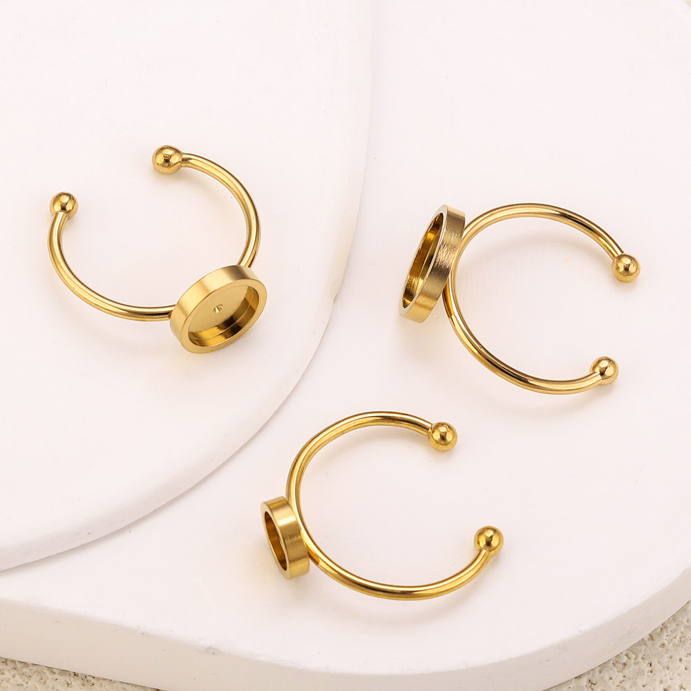 10 Stück Edelstahl Runde Verst – Ring Blank Adjustable Bewertung und Preis