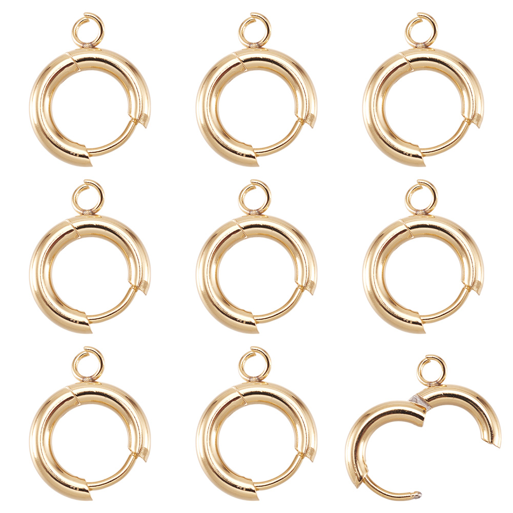 10 Stück 201 Edelstahl Huggie- – Jewelry Making Hoops Bewertung und Preis