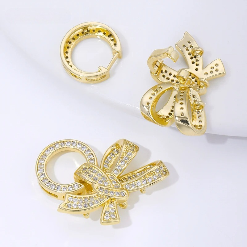 18K Vergoldete Perlenverschlüs – Jewelry Making Hoops Bewertung und Preis