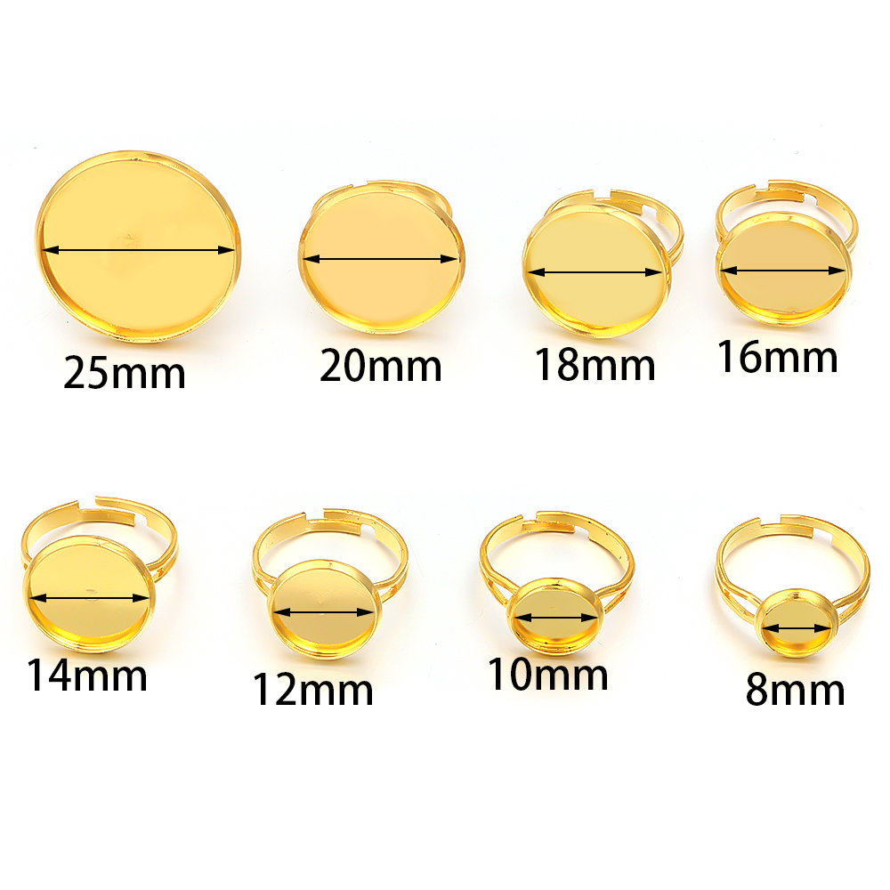 10 Stück/Set Verstellbare Blan – Ring Blank Adjustable Bewertung und Preis