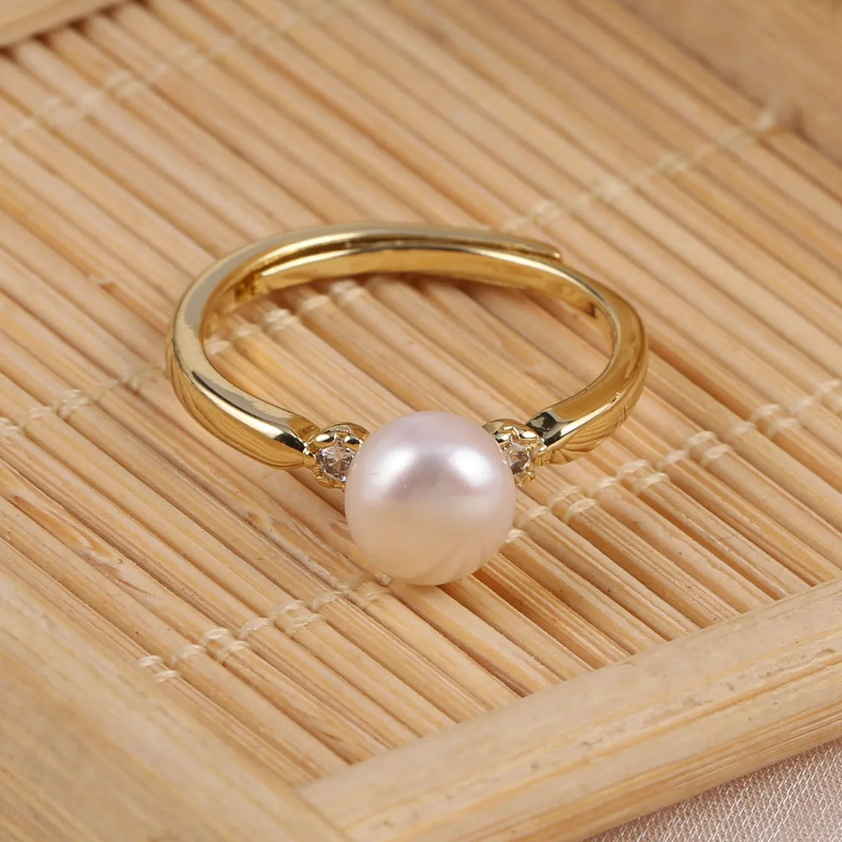 Ringe mit natürlichen Süßwasse – Ring Blank Adjustable Bewertung und Preis