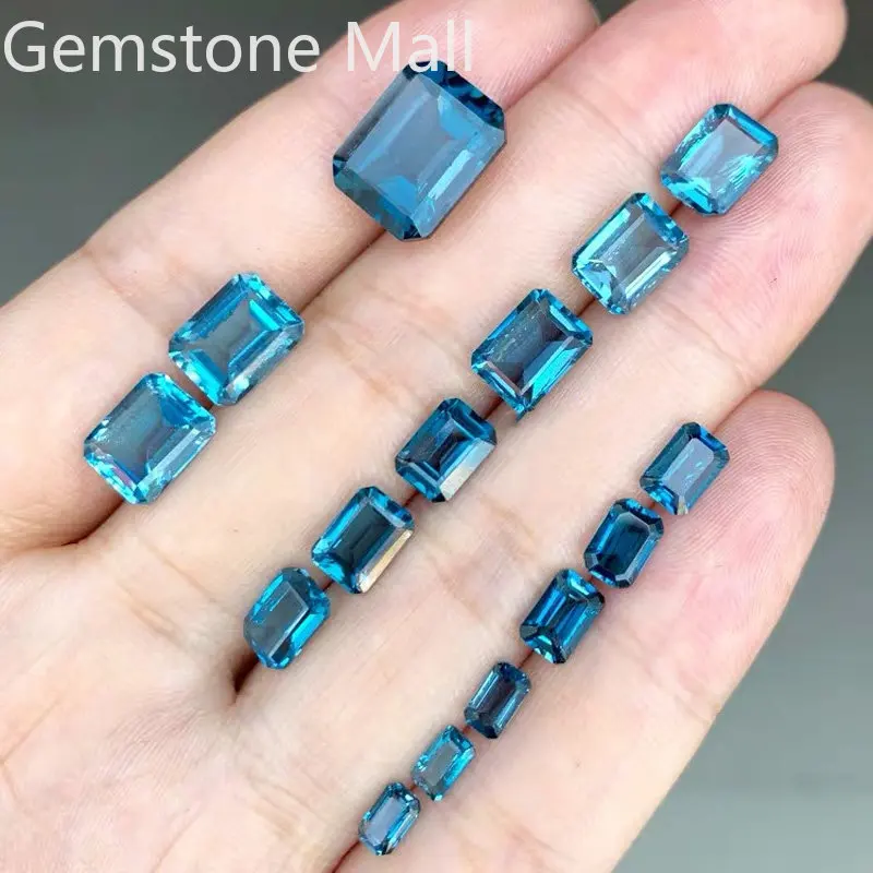 Natürlicher Topas im Smaragdsc – Jewelry Making London Bewertung und Preis