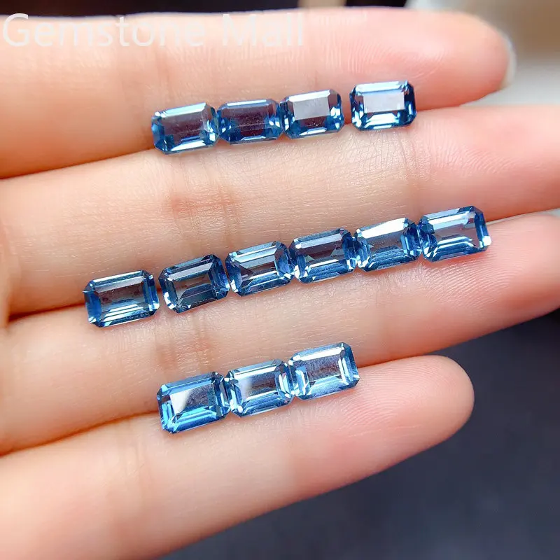 Natürlicher Topas im Smaragdsc – Jewelry Making London Bewertung und Preis