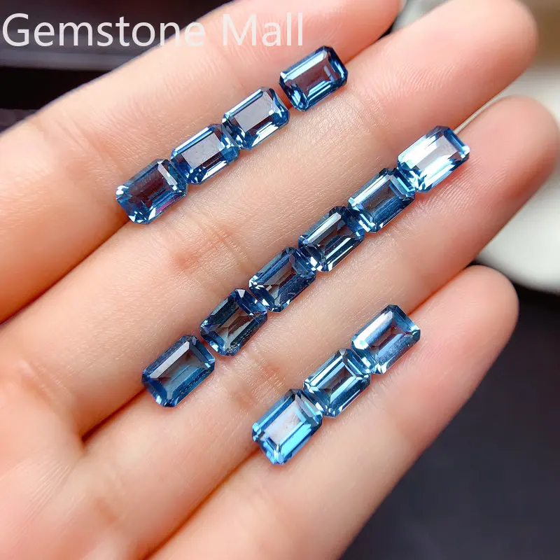 Natürlicher Topas im Smaragdsc – Jewelry Making London Bewertung und Preis