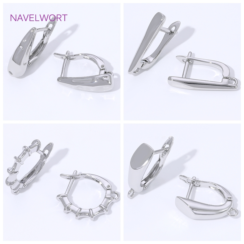 18K vergoldete, glatte Ohrring – Jewelry Making Yarn Bewertung und Preis