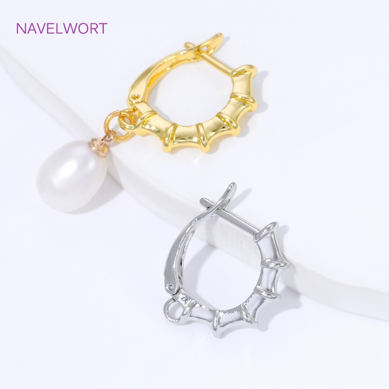 18K vergoldete, glatte Ohrring – Jewelry Making Yarn Bewertung und Preis