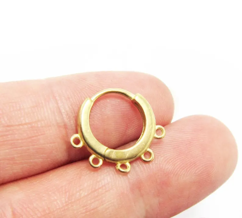 10 Stück Messing-Ohrreifen, Le – Jewelry Making Hoops Bewertung und Preis