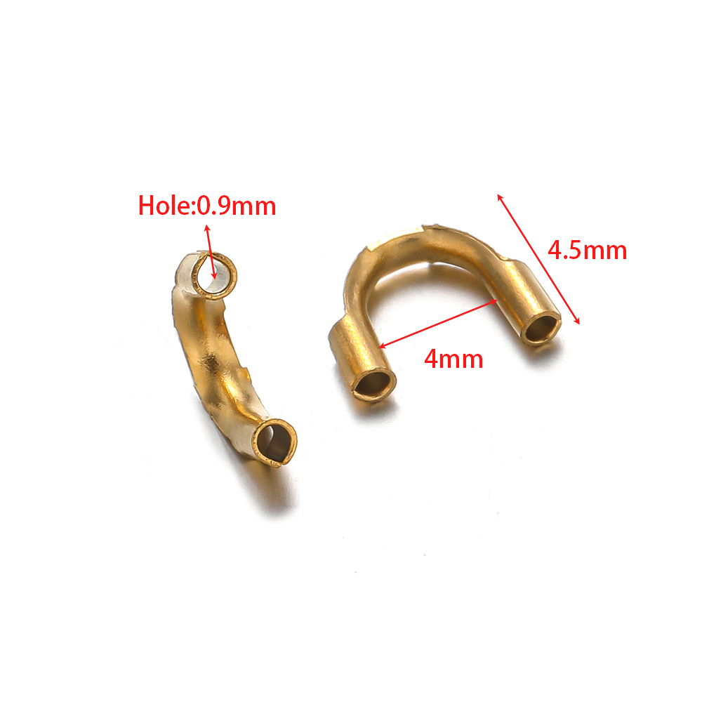 50 Stück vergoldete U-förmige  – Jewelry Making Yarn Bewertung und Preis