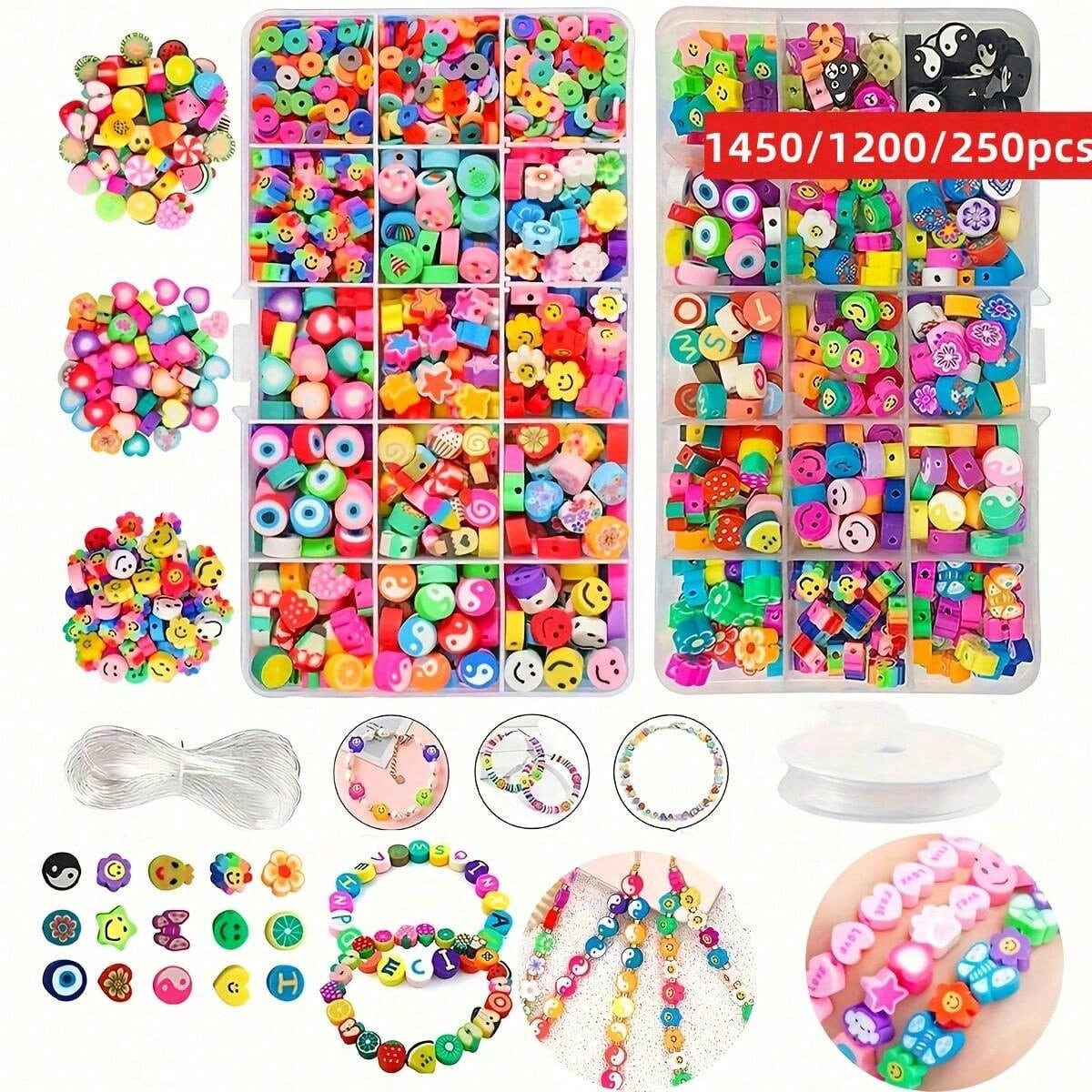 1450/1200/250 Stück Polymer Cl – Jewelry Making Yarn Bewertung und Preis