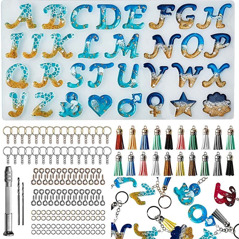 Alphabet-Silikonform für Epoxi – Jewelry Making Tool Kit Bewertung und Preis