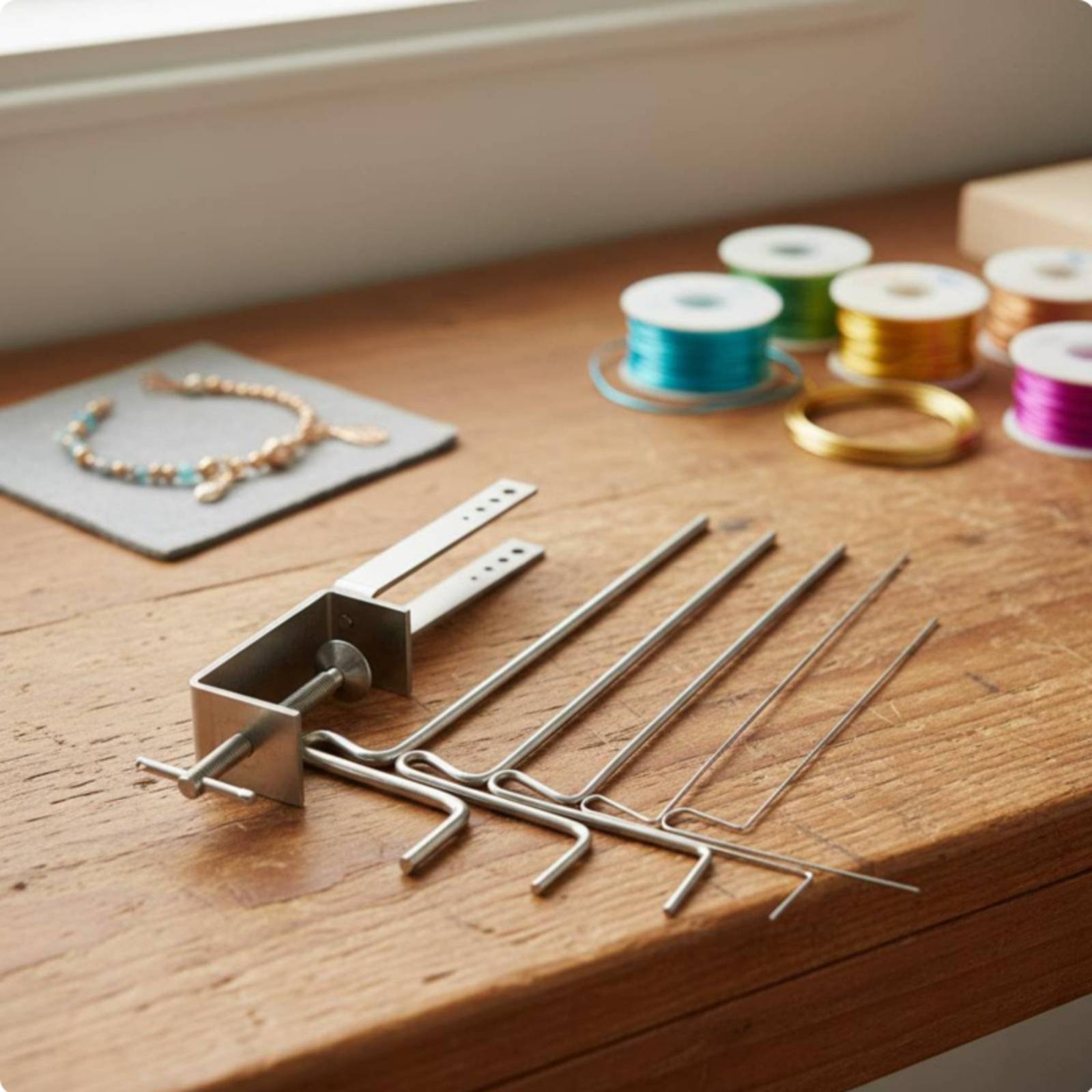 Stufenförmige Drahtwickelstäbe – Jewelry Making Hoops Bewertung und Preis