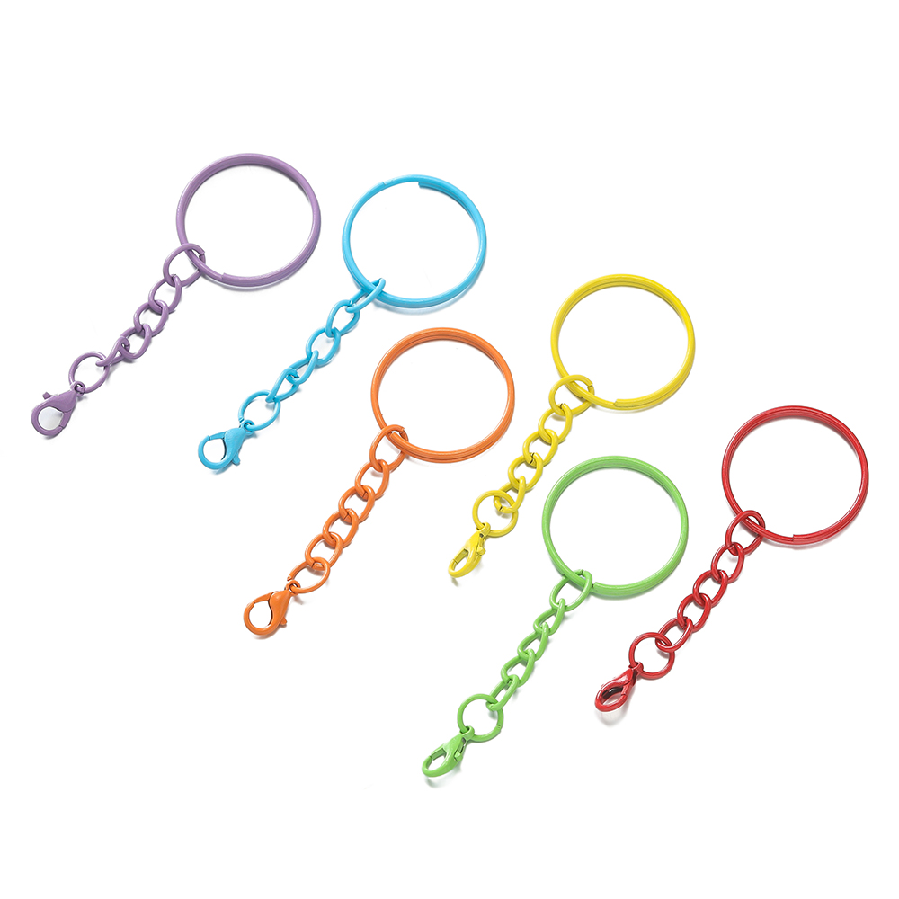 5 teile/los 25mm Farbige Split – Jewelry Making Hoops Bewertung und Preis