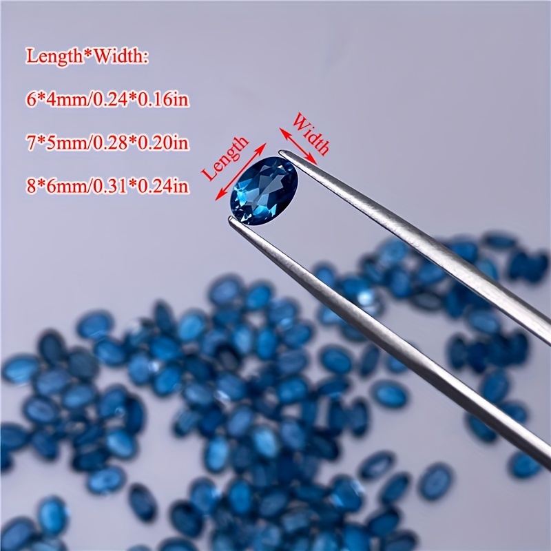 1pc natürliche London blau Top – Jewelry Making London Bewertung und Preis