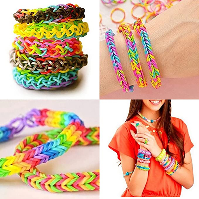 600-teiliges buntes Gummiband- – Jewelry Making Tool Kit Bewertung und Preis