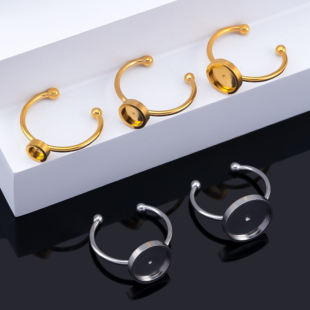 10 Stück verstellbare offene F – Ring Blank Adjustable Bewertung und Preis