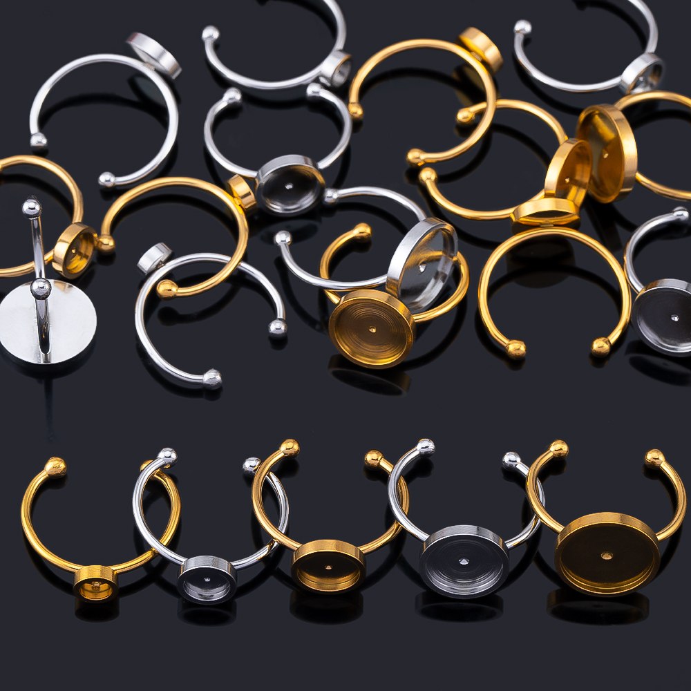 10 Stück verstellbare offene F – Ring Blank Adjustable Bewertung und Preis