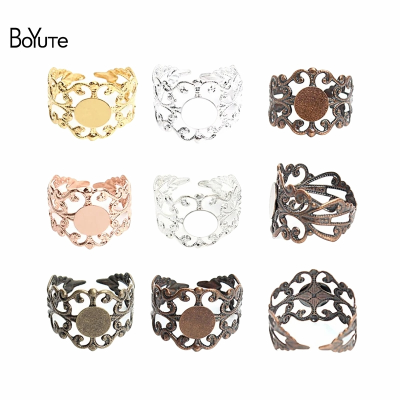 BoYuTe (20 Teile/los) 8MM Flac – Ring Blank Adjustable Bewertung und Preis