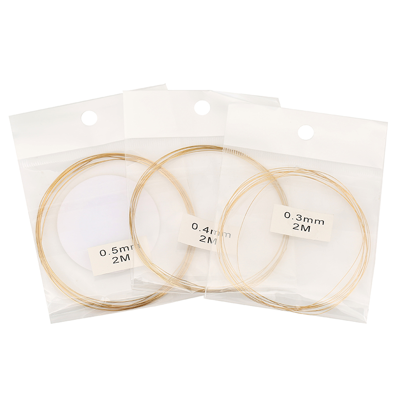 2 Meter Edelstahl 0,3 0,4 0,5  – Jewelry Making Yarn Bewertung und Preis