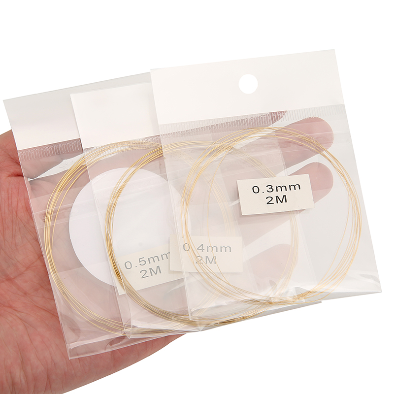 2 Meter Edelstahl 0,3 0,4 0,5  – Jewelry Making Yarn Bewertung und Preis