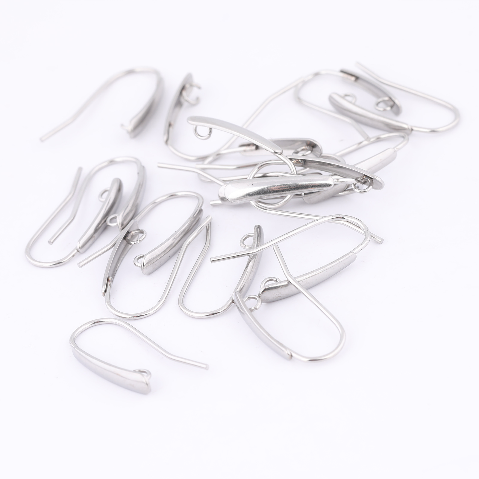 40 Stück Edelstahl-Ohrringhake – Jewelry Making Yarn Bewertung und Preis