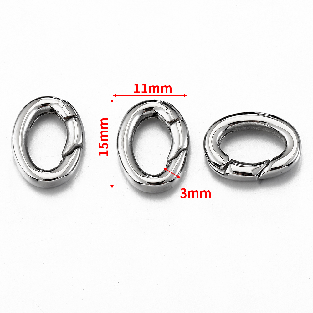2 stücke/1pc Edelstahl Frühlin – Jewelry Making Hoops Bewertung und Preis
