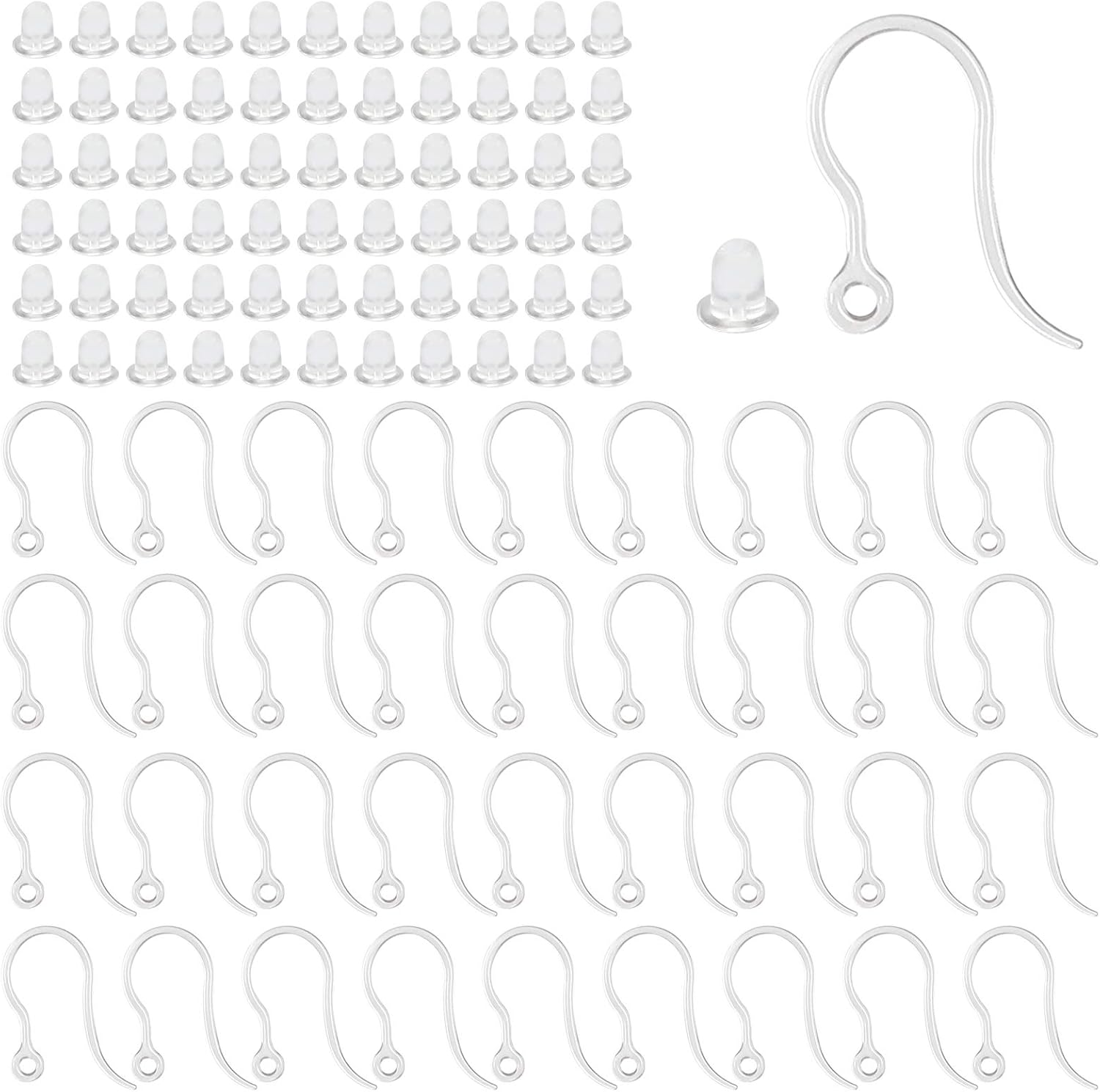 40 Stück durchsichtige Kunstst – Jewelry Making Yarn Bewertung und Preis