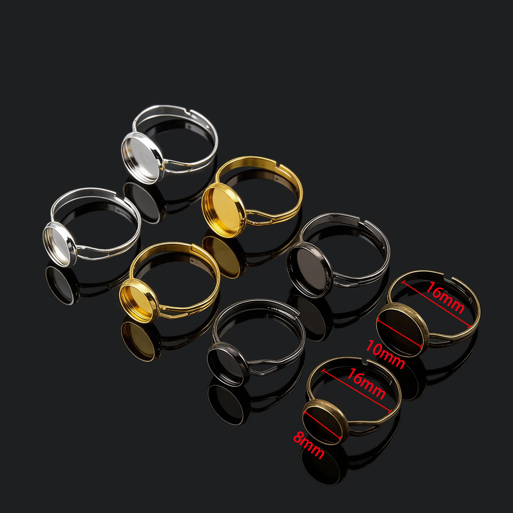 10 Stück/Set Verstellbare Blan – Ring Blank Adjustable Bewertung und Preis