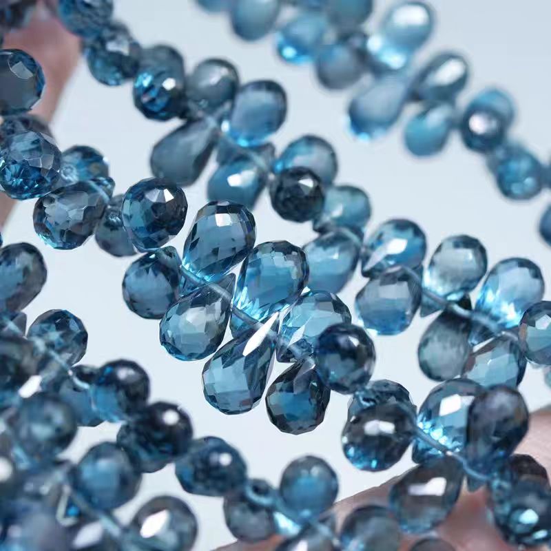 6A London Blue Topas Tropfen f – Jewelry Making London Bewertung und Preis
