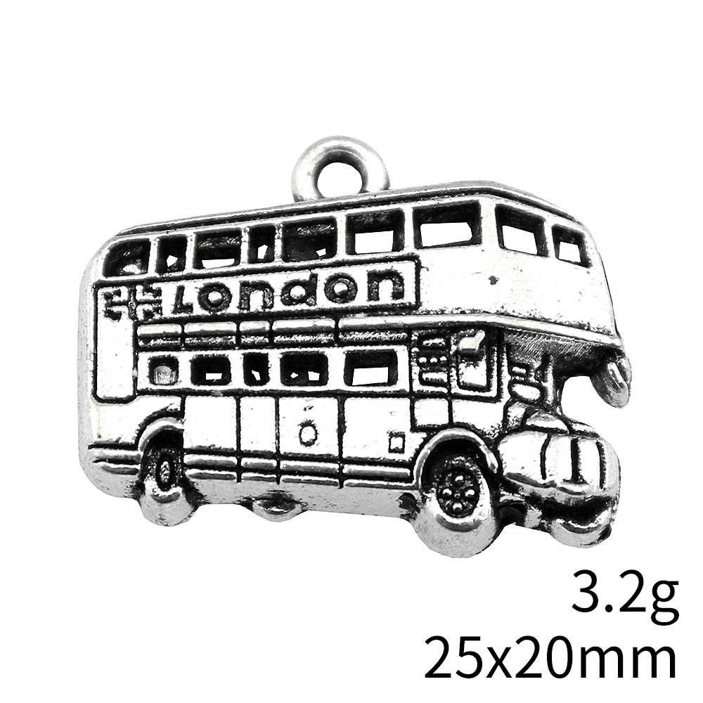 IFOCUS 10 Stück/Lot London Bus – Jewelry Making London Bewertung und Preis