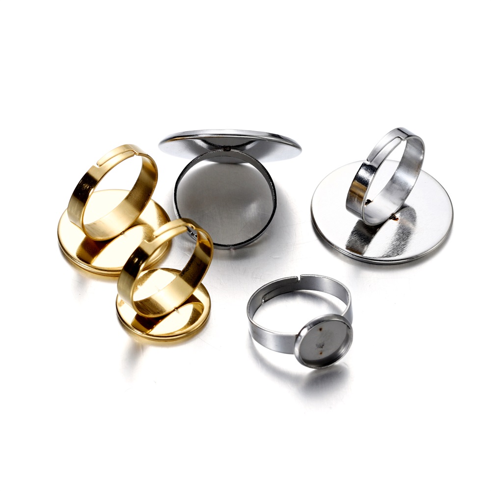 10 Stück Edelstahl Verstellbar – Ring Blank Adjustable Bewertung und Preis