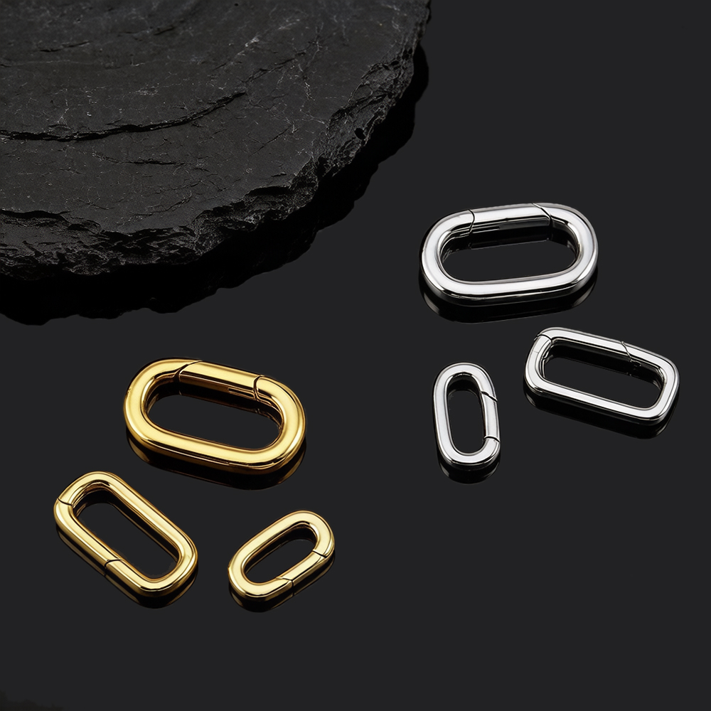 2 Stück 18K vergoldete ovale K – Jewelry Making Hoops Bewertung und Preis