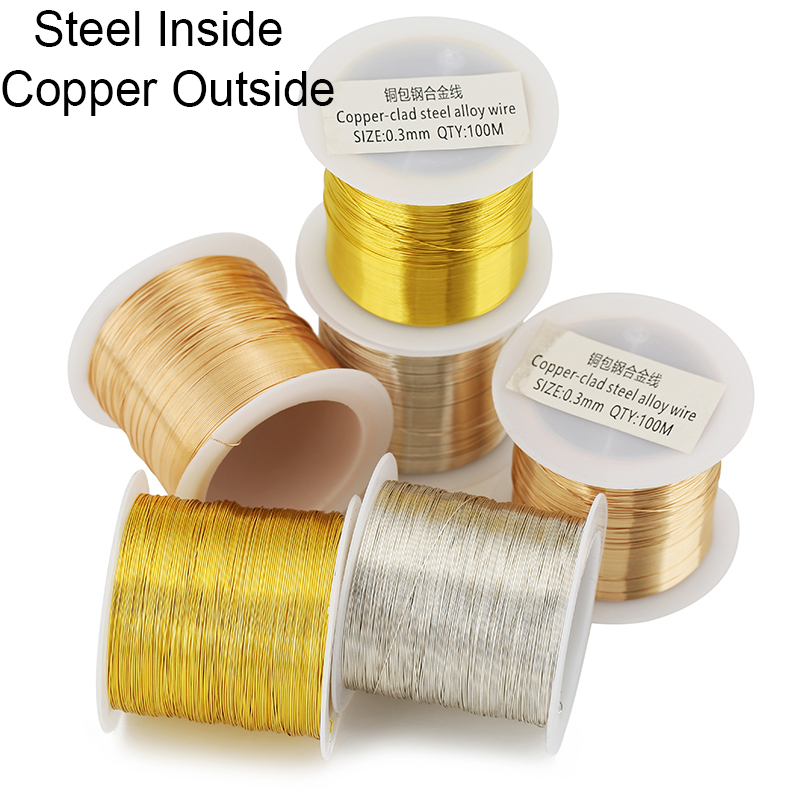 100 Meter Kupfer-Edelstahl-Arm – Jewelry Making Yarn Bewertung und Preis