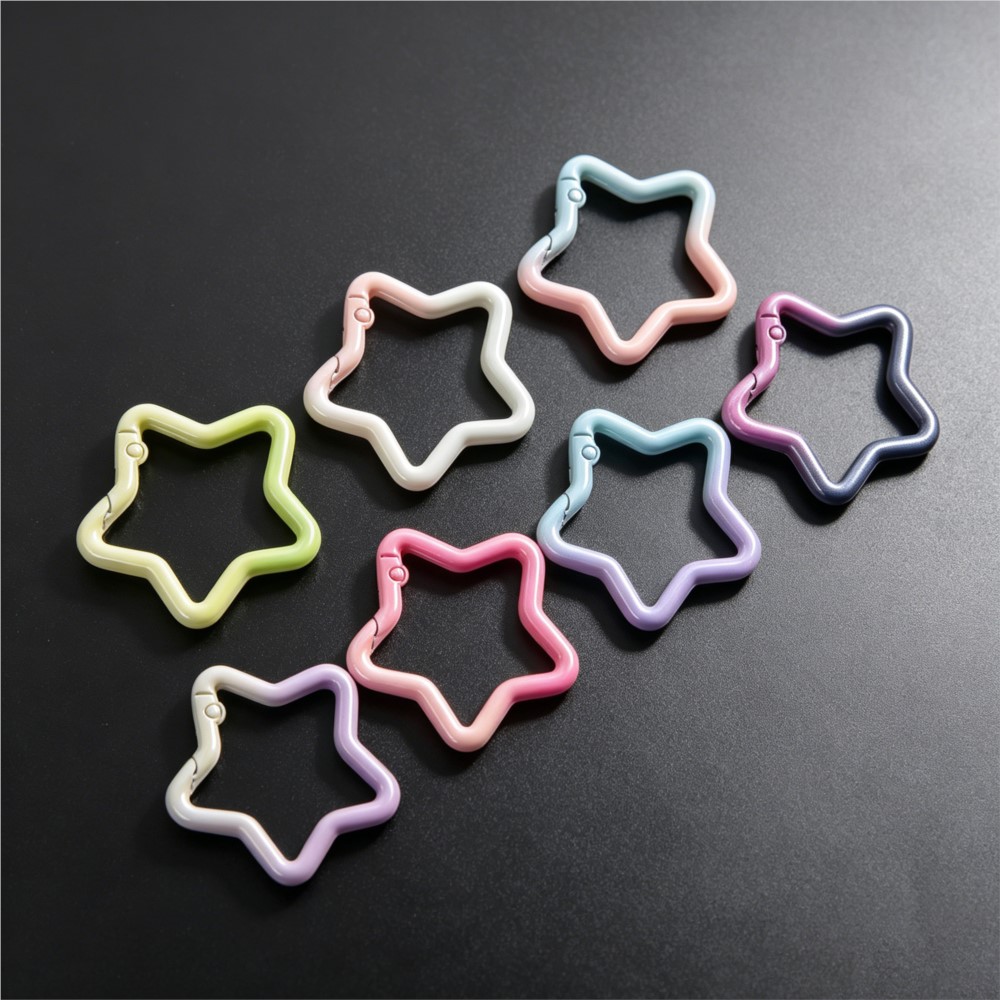 5 Stück Farbverlauf-Sternförmi – Jewelry Making Hoops Bewertung und Preis