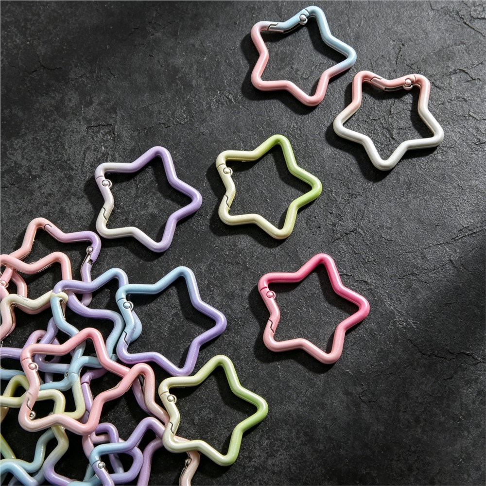 5 Stück Farbverlauf-Sternförmi – Jewelry Making Hoops Bewertung und Preis